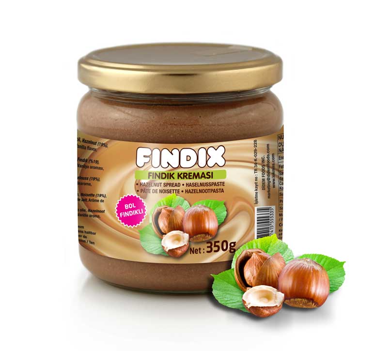 fındık ezmesi etiketi